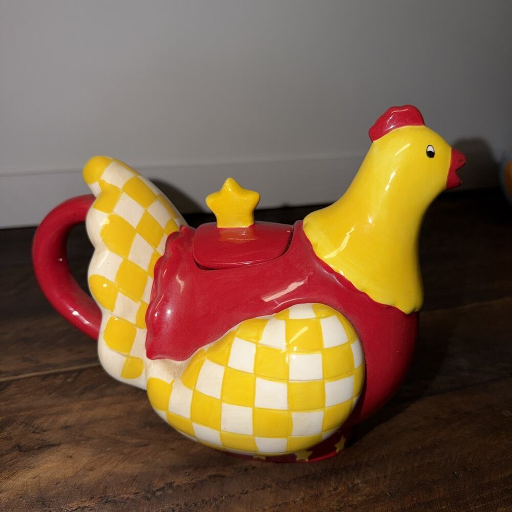 Boyd’s Home Chicken Teapot Excellent Condition Boyds Home Farmhouse Decor